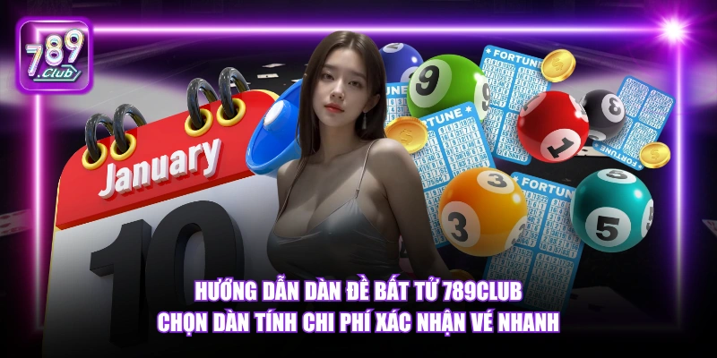 Hướng dẫn Dàn Đề Bất Tử 789Club chọn dàn tính chi phí xác nhận vé nhanh.